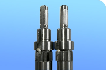 Round tube shaft grinding deburring