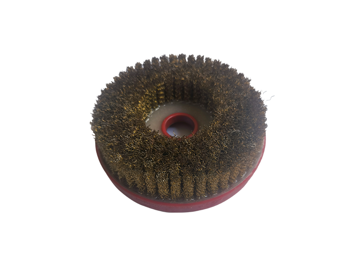 Steel wire brush disc